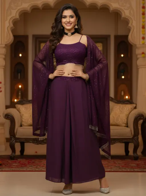Bollywood Inspired Indo Western With Shrug