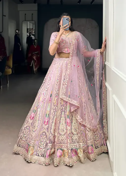 Bridesmaid Pastel Color Lehenga Choli