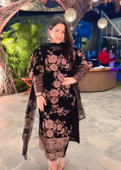 Designer Party Wear Top-Bottom & Dupatta Set