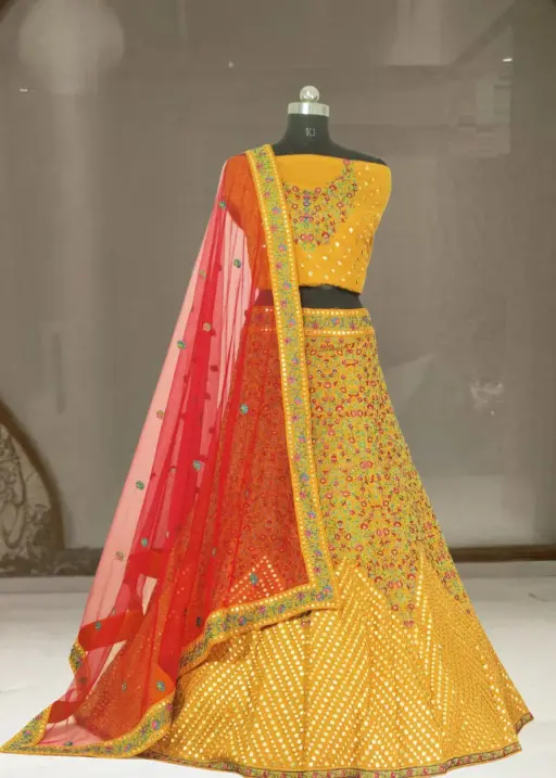 Haldi Special Lehenga For Bride