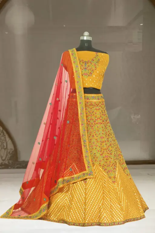 Haldi Special Lehenga For Bride