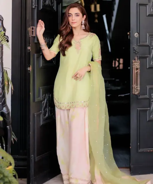 Pastel Color Farsi Salwar Suit