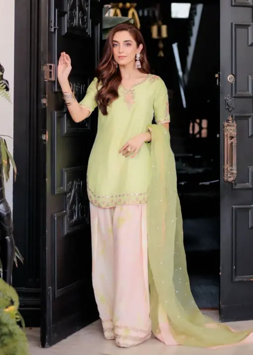 Pastel Color Farsi Salwar Suit