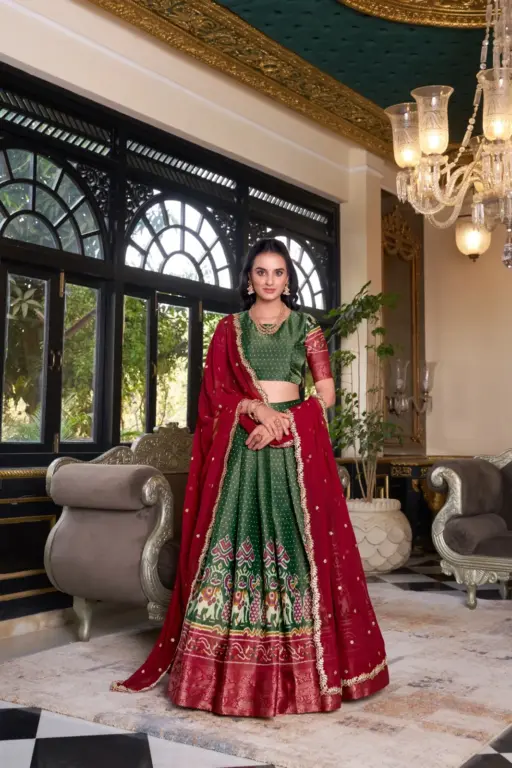 Reasonable Kanchipuram Printed Lehenga Choli