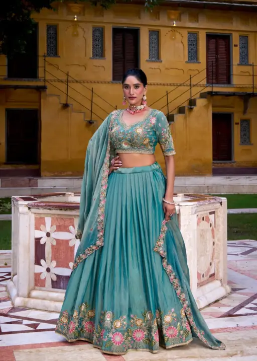 Reception Wear Lehenga Choli Design