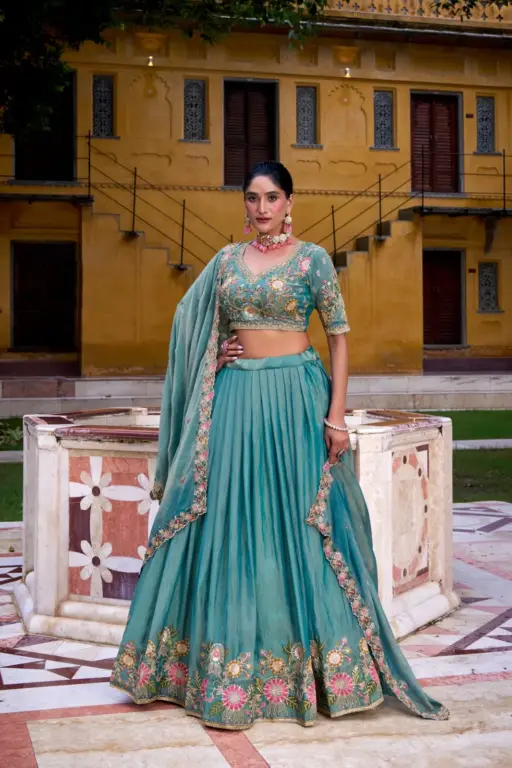 Reception Wear Lehenga Choli Design