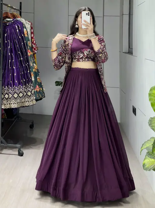 Sangeet Special Readymade Lehenga Choli with Koti