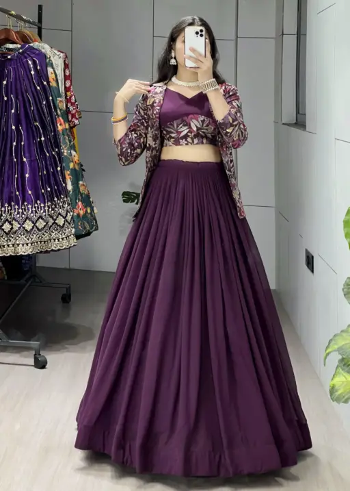 Sangeet Special Readymade Lehenga Choli with Koti