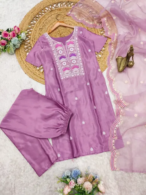 Stylish 3 Piece Kurtis Set