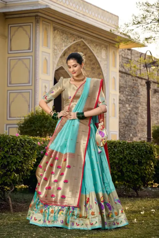 Wedding Wear Paithani Lehenga Choli