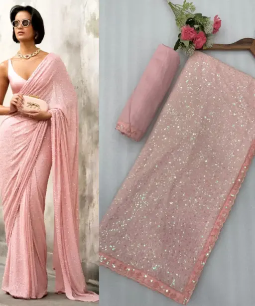 Boutique Bollywood Sequence saree