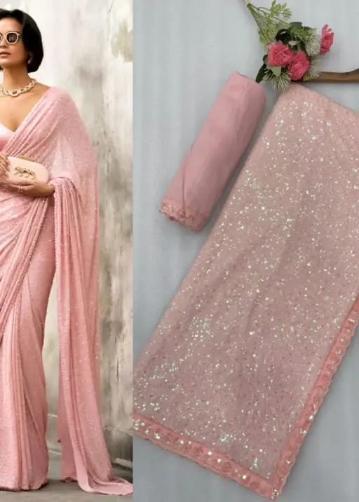 Boutique Bollywood Sequence saree