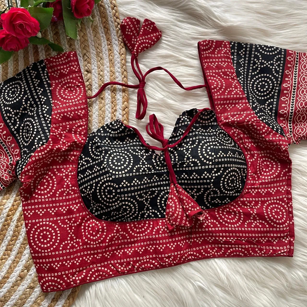 Buy Ajrakh Printed Blouse