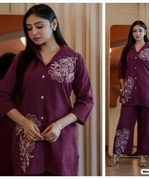 Buy Fancy Embroidered Co ord Sets