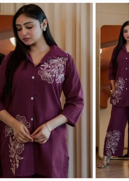 Buy Fancy Embroidered Co ord Sets