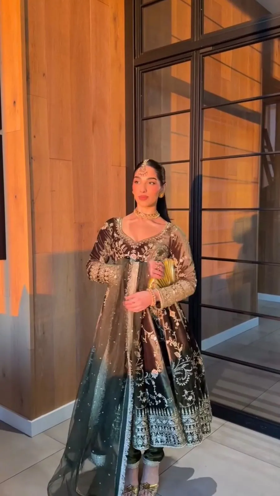 Buy Winter Velvet Anarkali Suit Under 2500