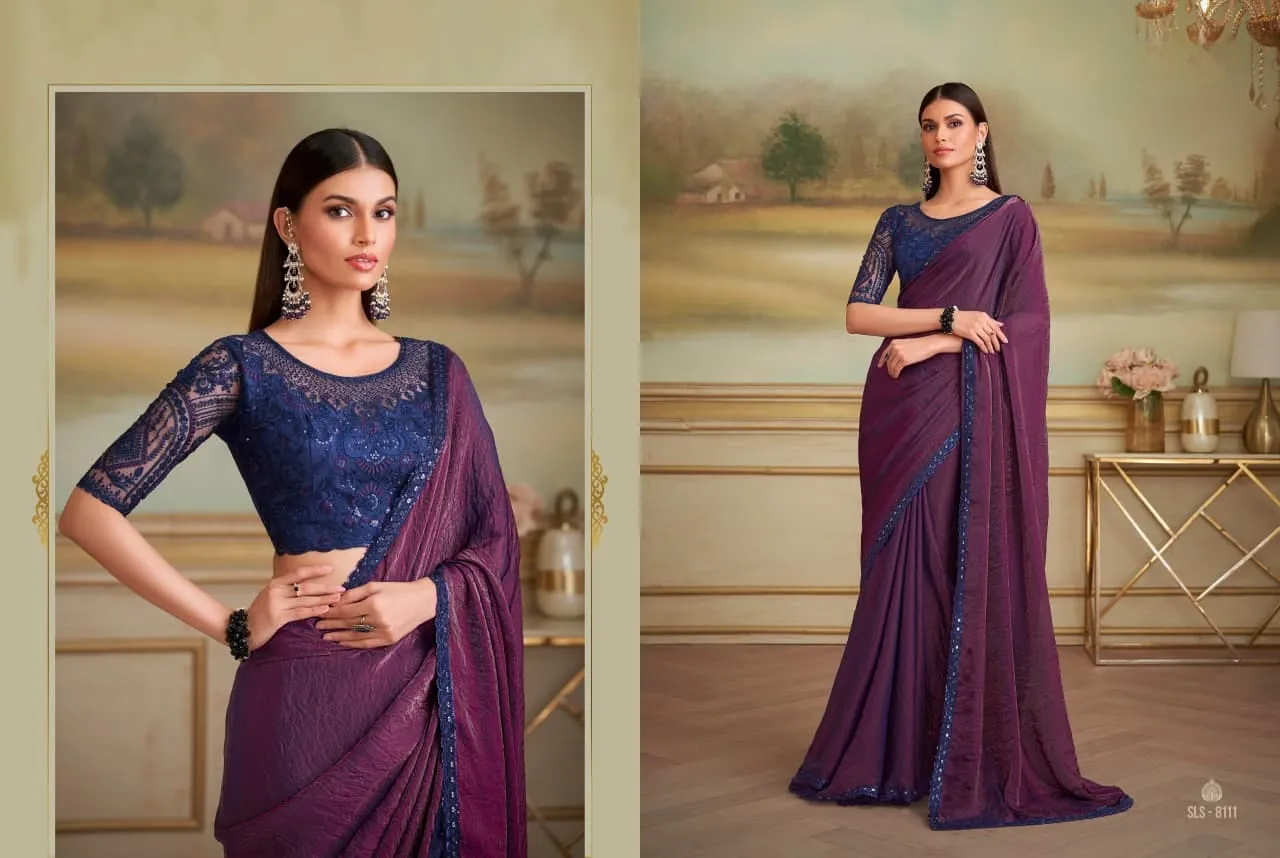 Designer Party and Wedding Saree - Image 6