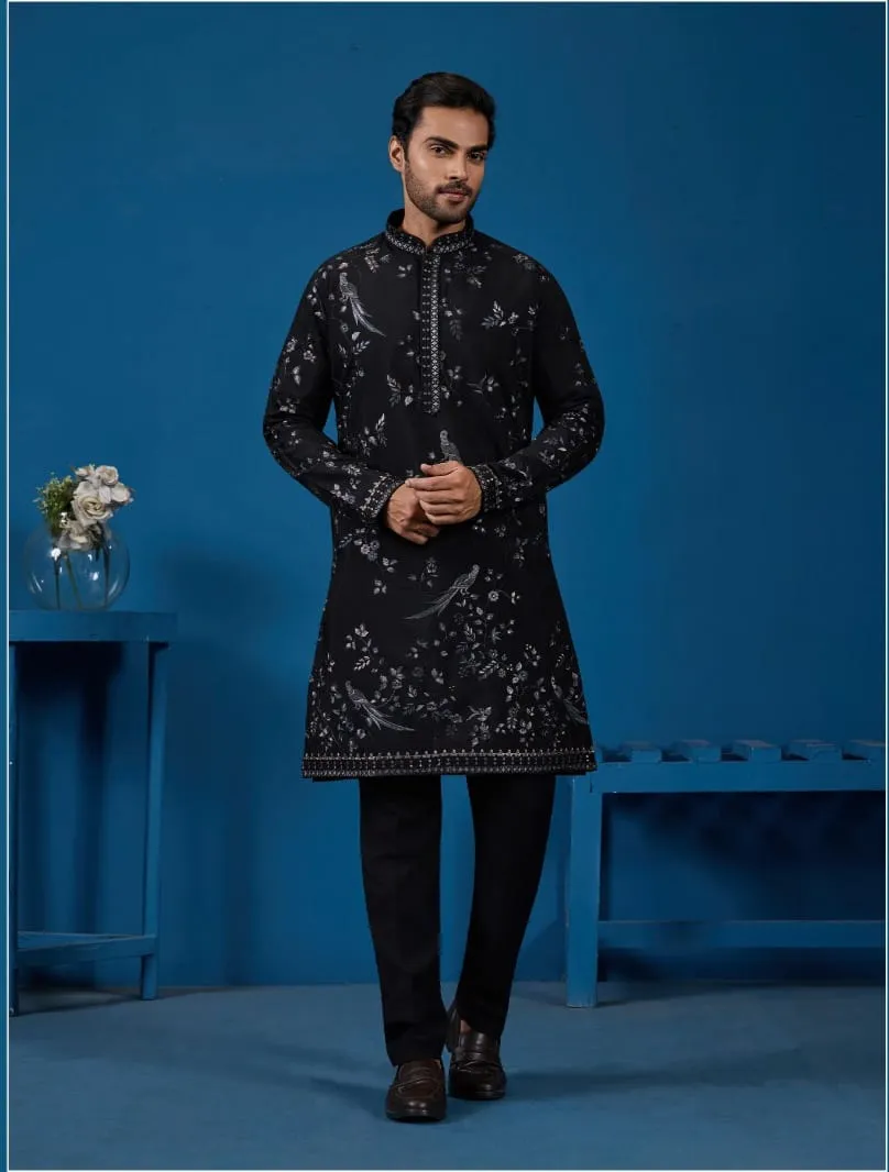 Embroidery Mens Kurta for Wedding