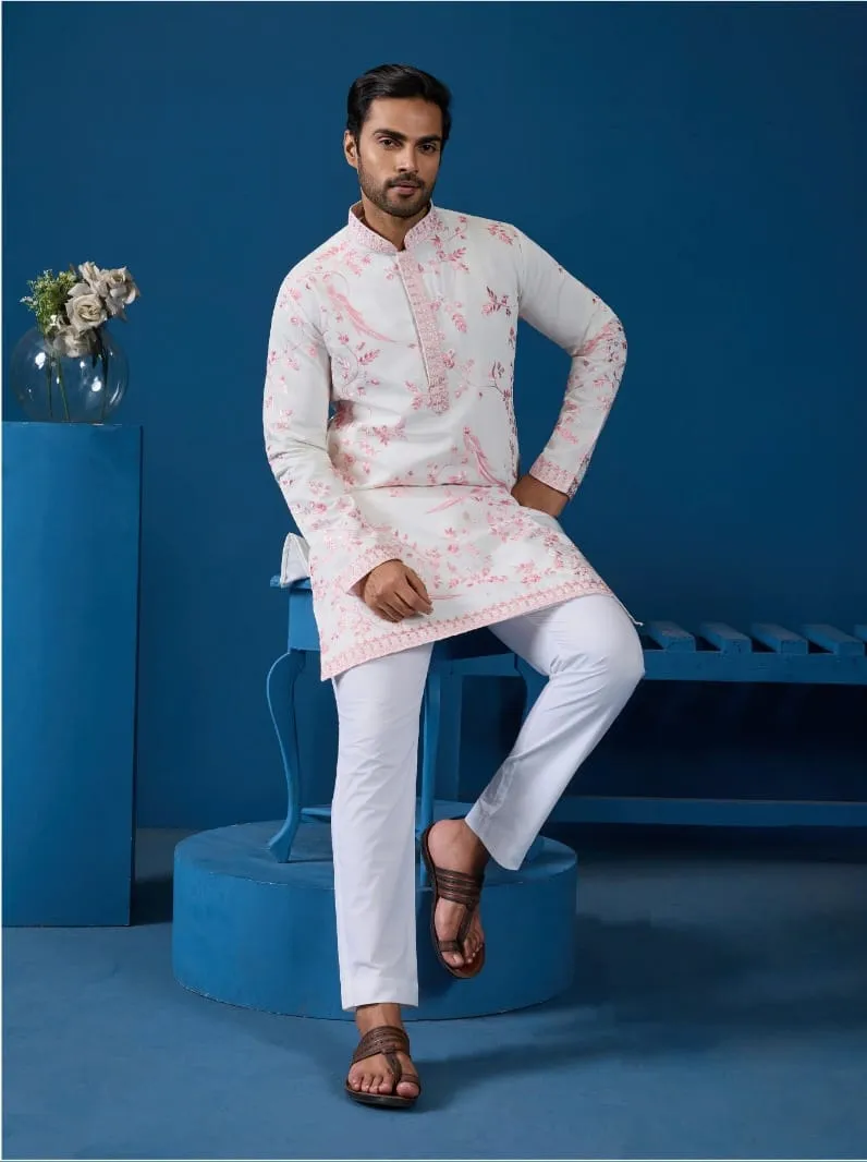 Embroidery Mens Kurta for Wedding - Image 2