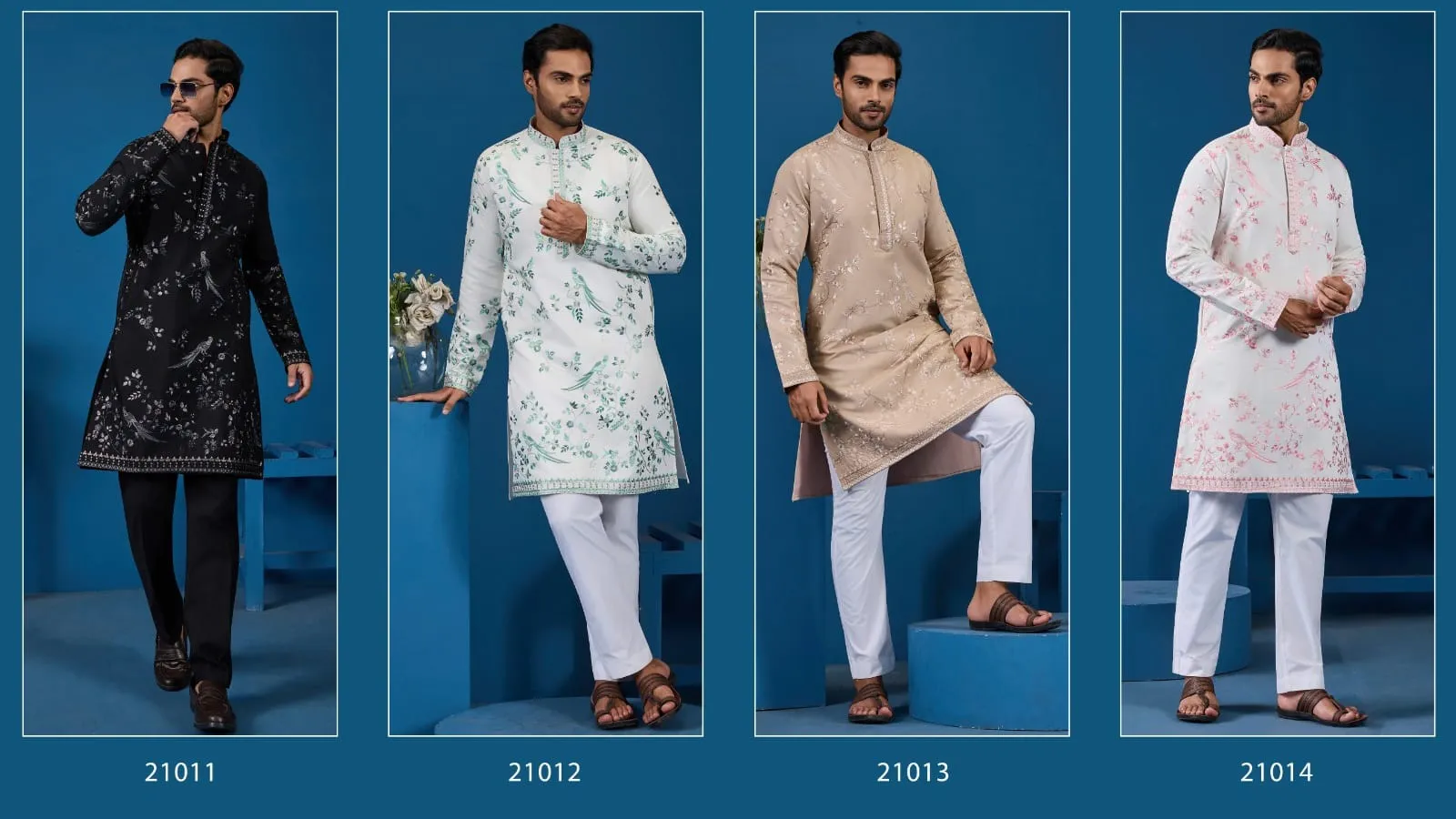 Embroidery Mens Kurta for Wedding - Image 7