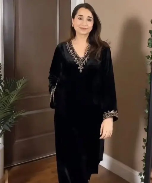 Embroidery Velvet Co ord Sets