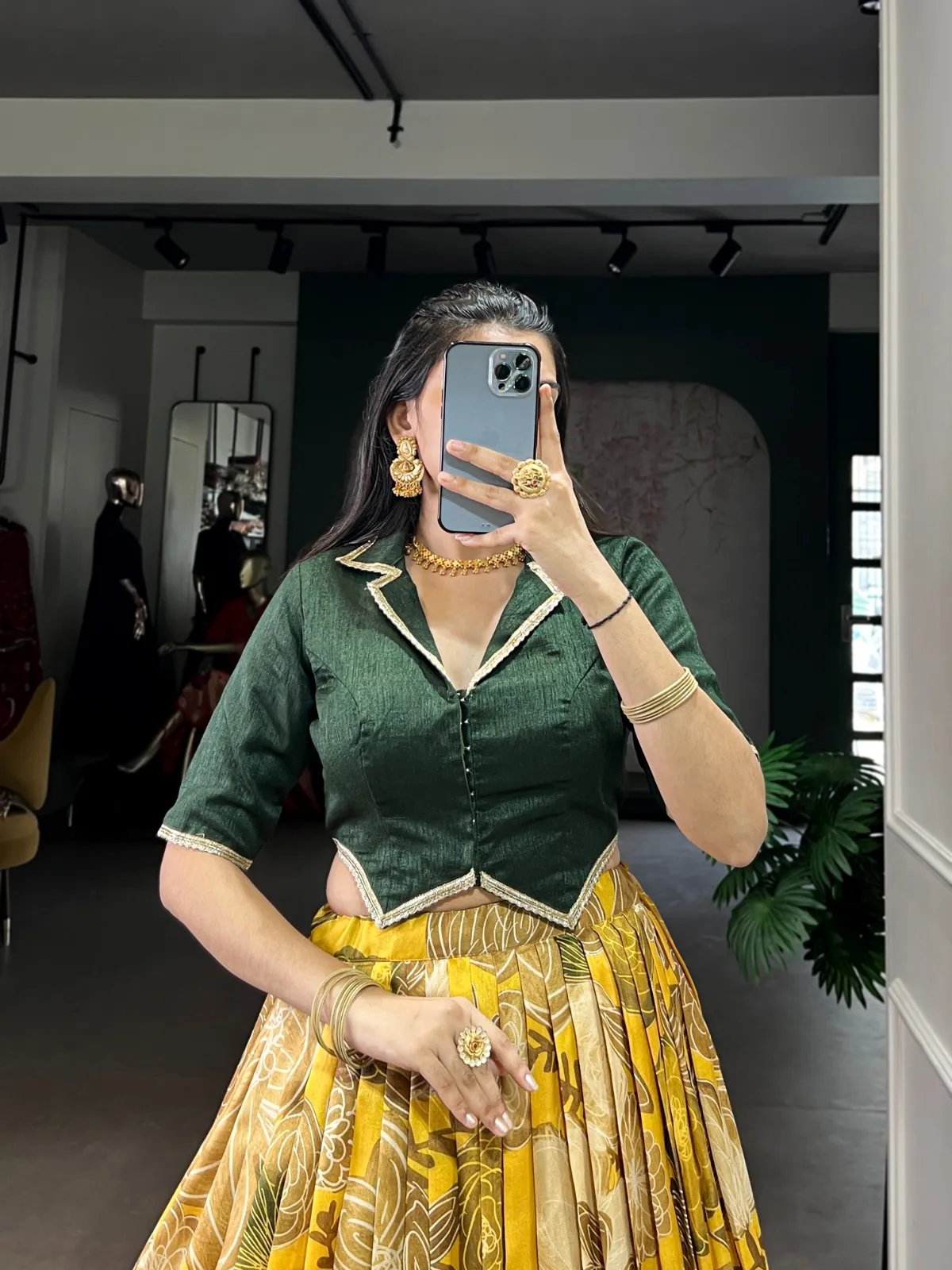 Haldi Special Readymade Lehenga - Image 4