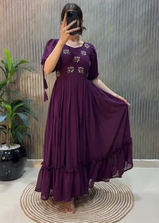 Handwork Stylish Party Gown