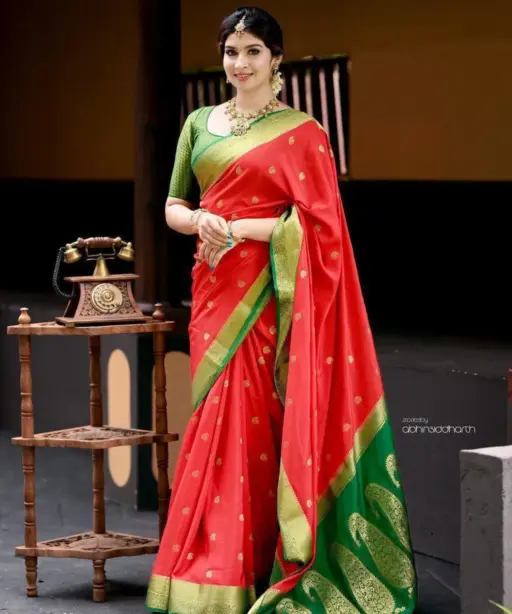 Litchi Silk Saree Under Budget