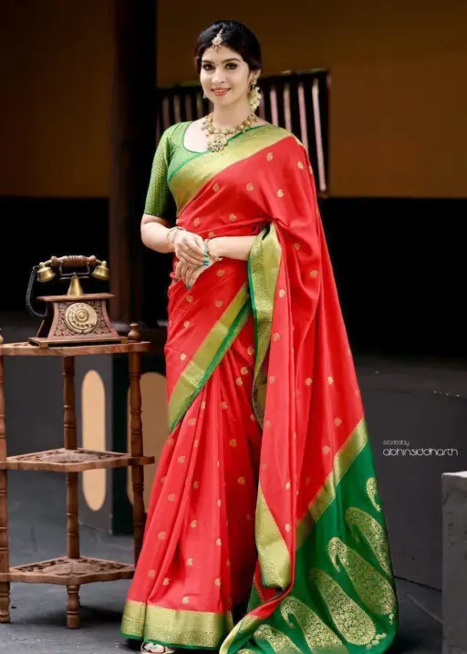 Litchi Silk Saree Under Budget