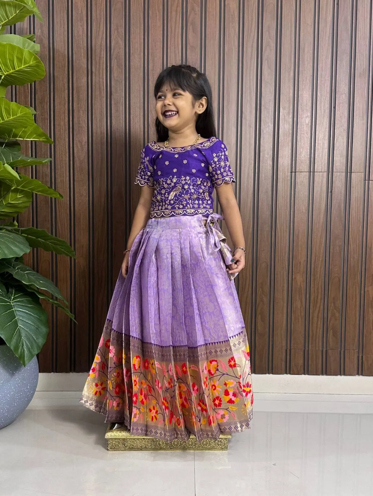Paithani Kids Lehenga Choli