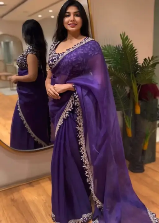 Party Sari with Readymade Blouse