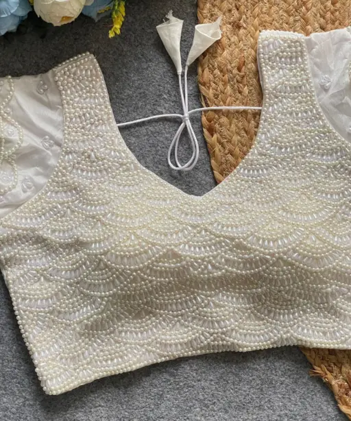 Pearl Moti Handwork Blouse