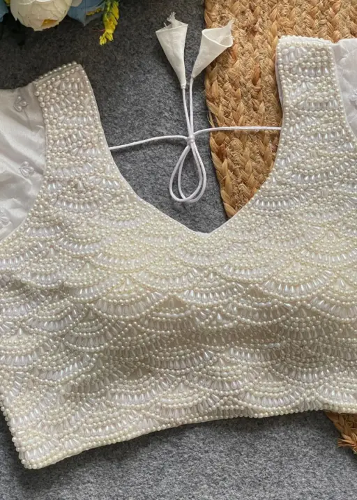 Pearl Moti Handwork Blouse