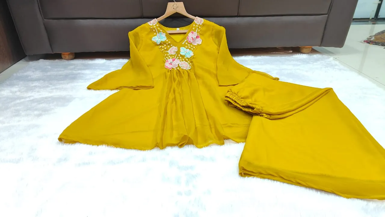 Plus Size Embroidery Co ord Sets XXXXl size - Image 5