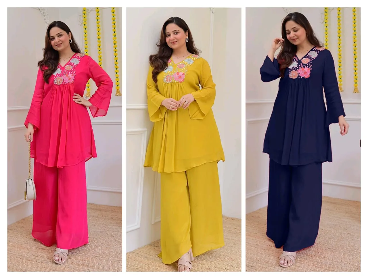 Plus Size Embroidery Co ord Sets XXXXl size - Image 7