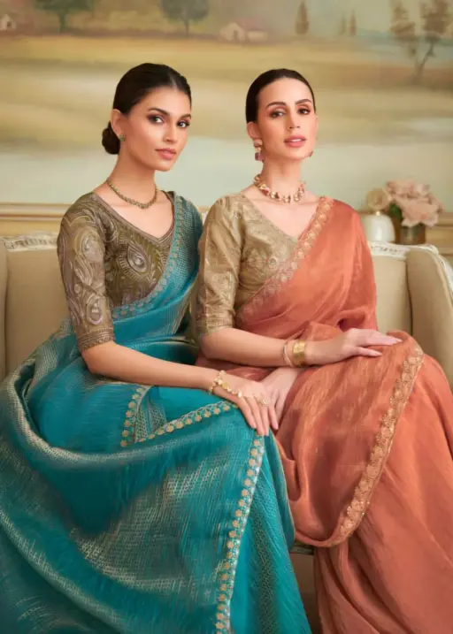 Premium Party Saree with Fancy Blouse