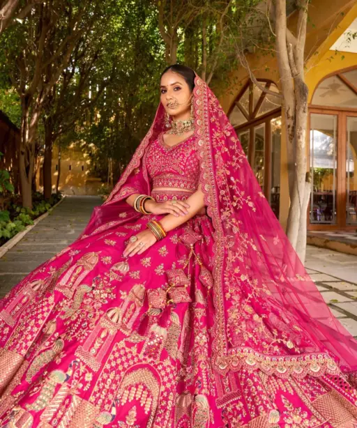 Premium Silk Bride Lehenga Choli