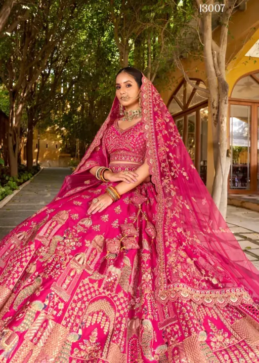Premium Silk Bride Lehenga Choli