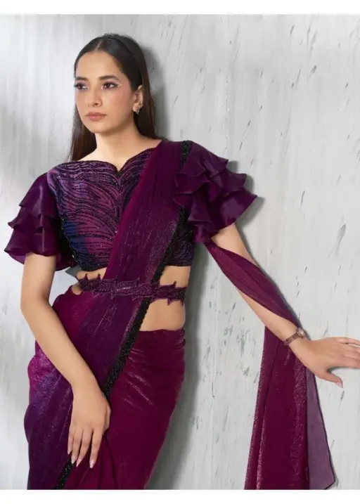 Premium Wedding Saree with Blouse