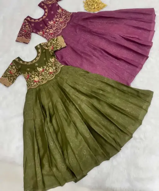 Small Girls Handwork Gown For Party