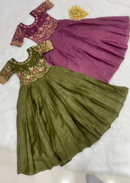 Small Girls Handwork Gown For Party