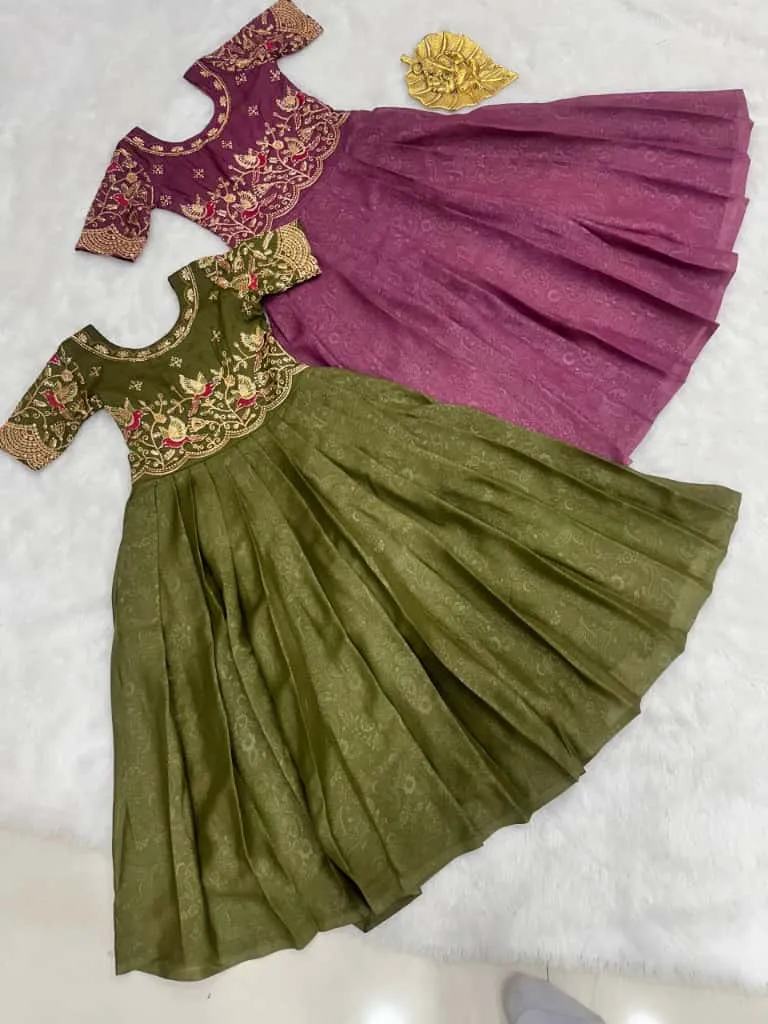 Small Girls Handwork Gown For Party