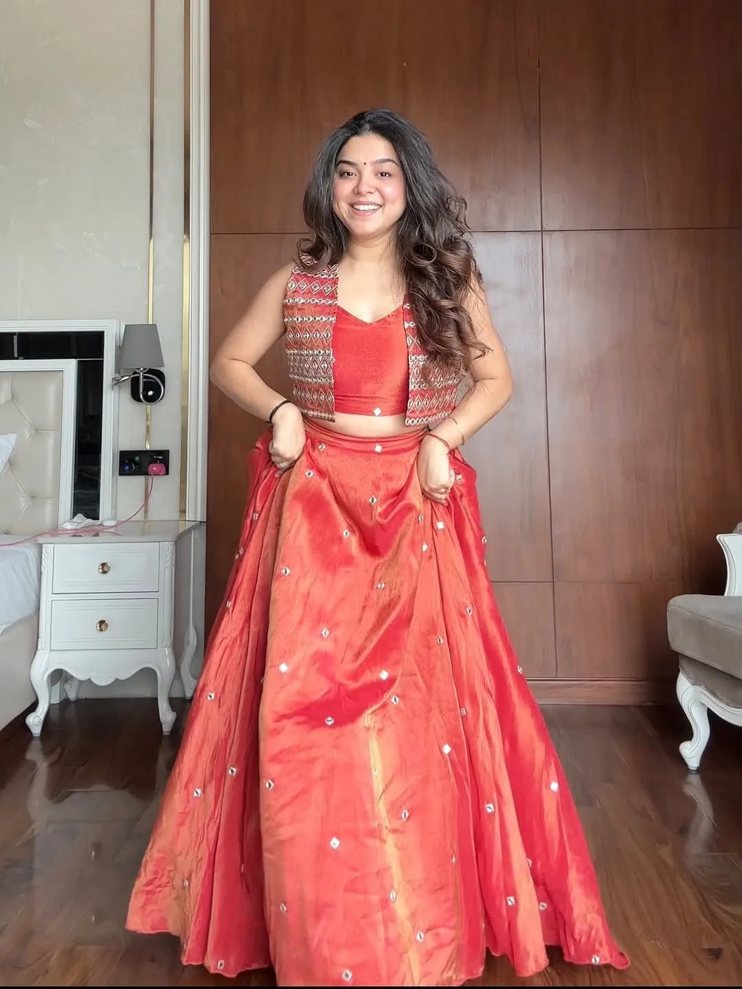 Stylish Lehenga Choli with Koti