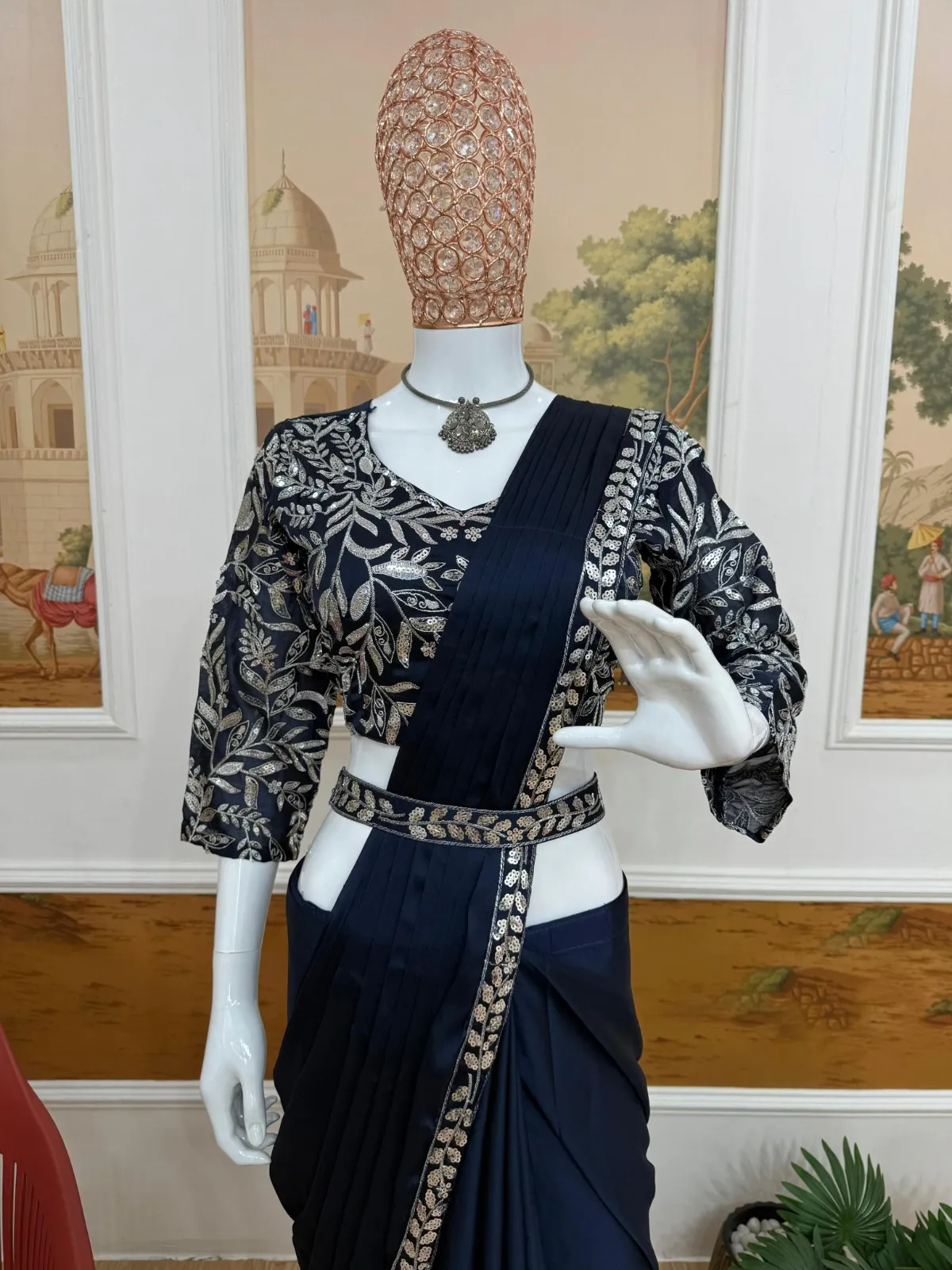 Stylish Readymade Saree Design - Image 2