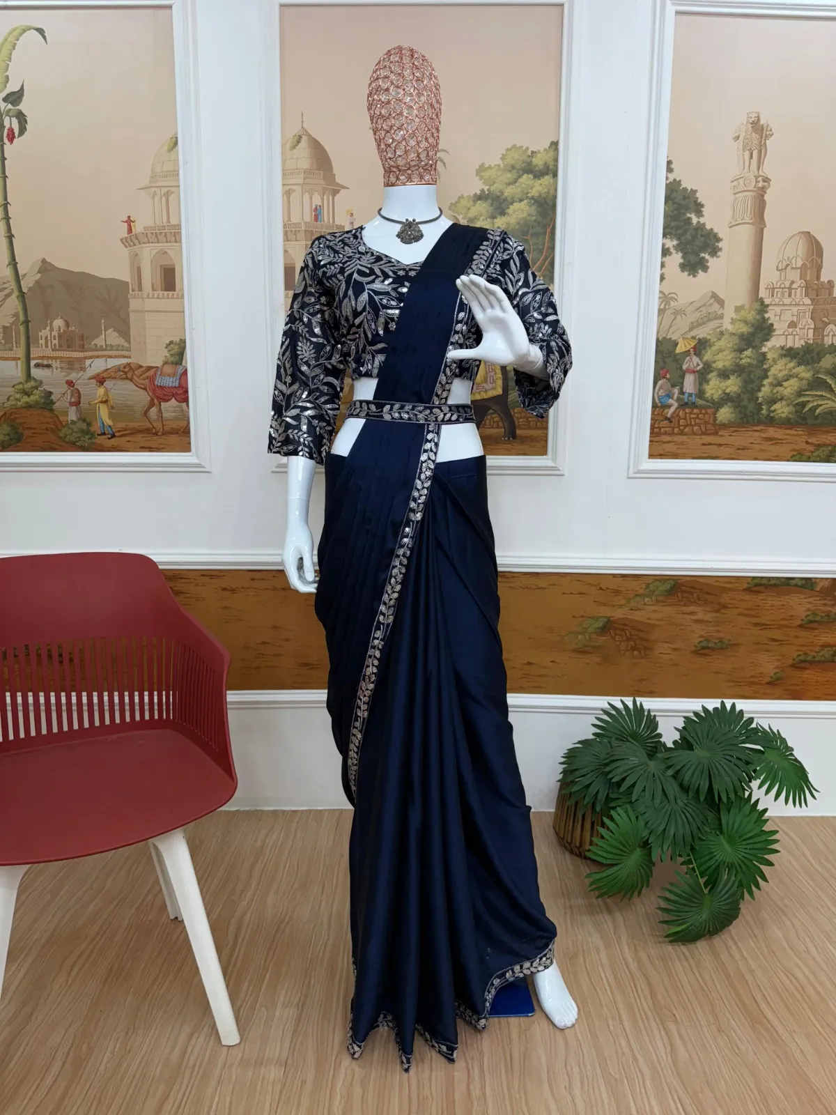 Stylish Readymade Saree Design - Image 5