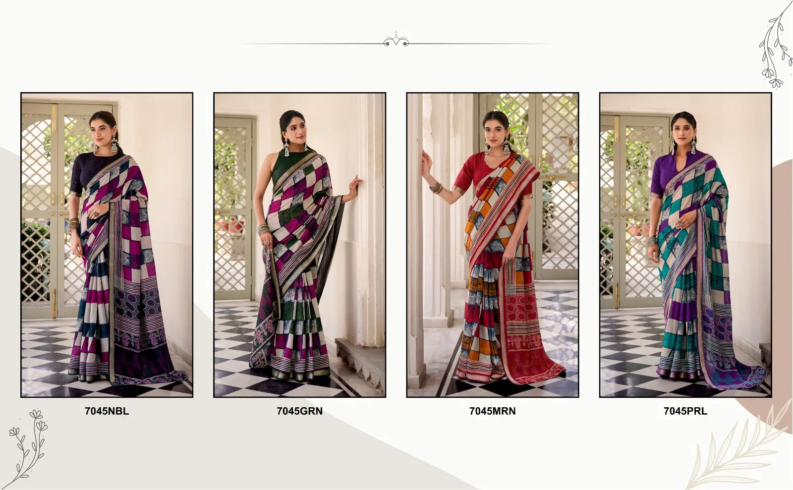 Temple Border Chanderi Saree - Image 6