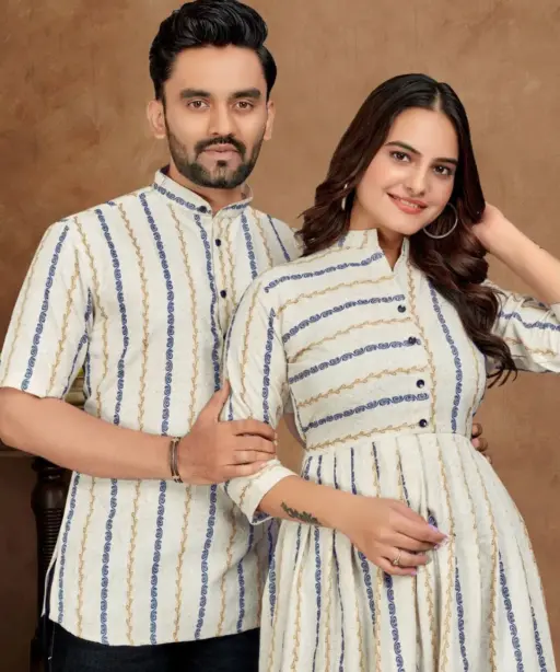 Western Couple Combo Set Shirt and Kurti