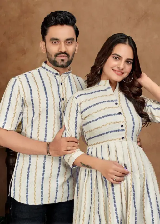 Western Couple Combo Set Shirt and Kurti