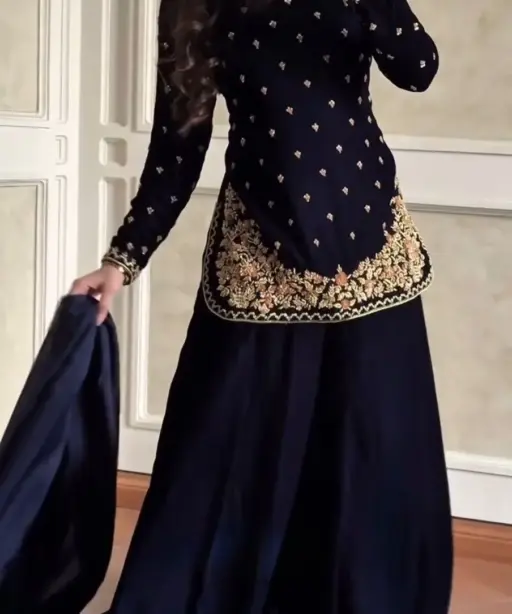 Winter Special Short Shirt Velvet Suit