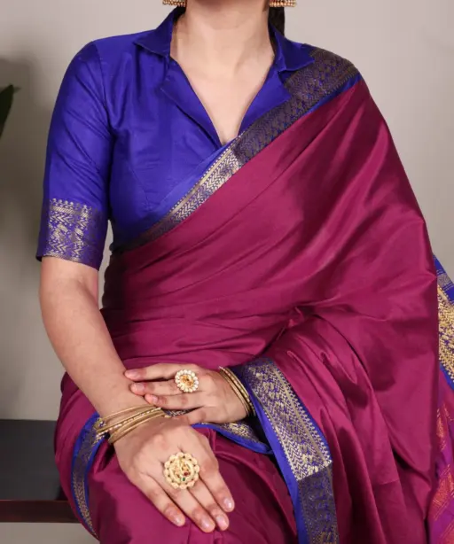 Zari Weaving Silk Saree Under Budget